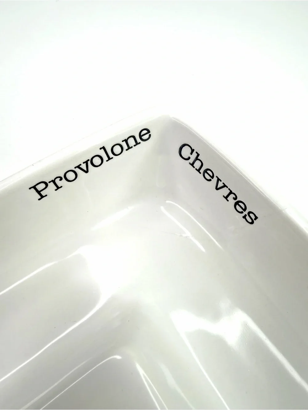 Mudpie White Square Ceramic Cheese Charcuterie Serving Platter